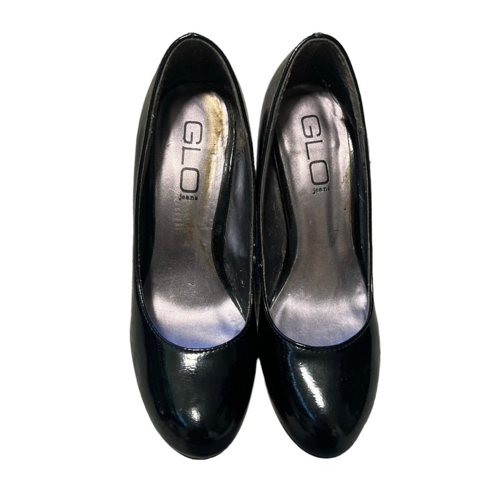 Black GLO jeans heels